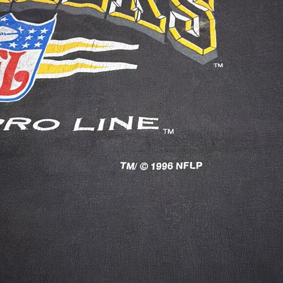 Vintage Pittsburgh Steelers Shirt Mens XL NFL Football Logo Athletic 90s Tee '96 - Picture 2 of 9